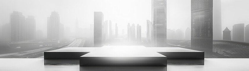 The podium is a stage for a new product launch. It's a place where dreams are made and where the future is unveiled.