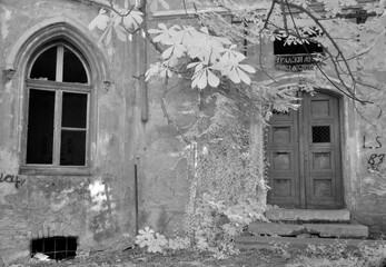 Old haunted and abandoned villa in the city of Zrenjanin.