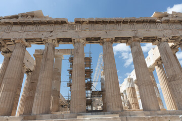 Fototapeta premium Parthenon in athens at the acropolis 
