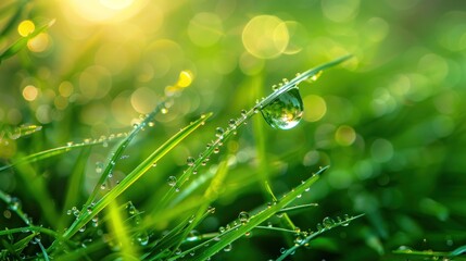 Fresh dew: Reflecting the purity of your intentions.