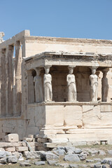 Obraz premium Temple of Athena at the acropolis of athens