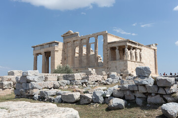 Temple of Athena at the acropolis of athens