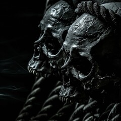 Dark Rope and Skulls