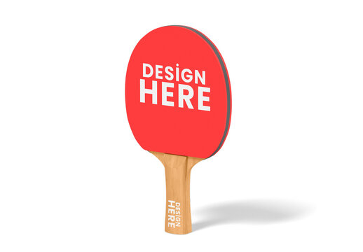 Ping Pong Paddle Mockup