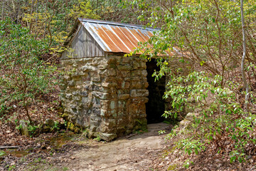 Old historic spring house