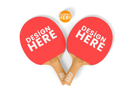 Ping Pong Paddle Mockup