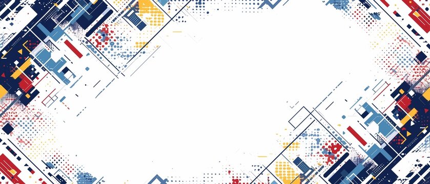 Abstract dynamic background. Generative ai