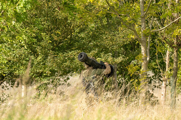 Close-up of a British army Infantry soldier with a Saab Bofors Dynamics NLAW (MBT LAW or RB 57) anti-tank missile