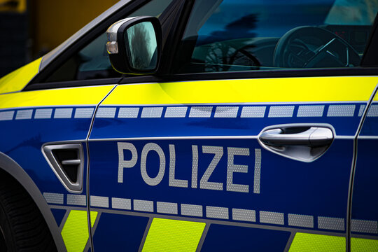 Deutscher Polizeistreifenwagen