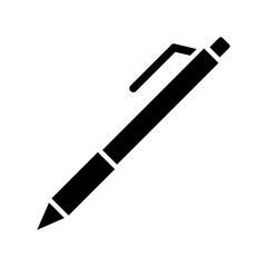 Pen glyph solid icon