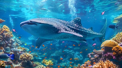 Fototapeta premium ジンベイザメ