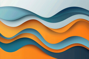 abstract purple and orange waves background 