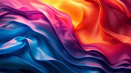 Fototapeta premium The image is a colorful abstract painting,abstract background with silk