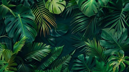 Fototapeta premium Seamless floral background