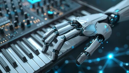 An AI music teacher offering personalized lessons to students, adapting to their skill level and suggesting improvements