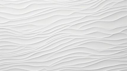 3D white wavy pattern. Abstract background.