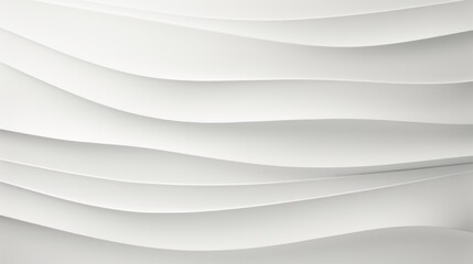 Fototapeta premium The image is a white wavy pattern. It could be used as a background for a website or app.