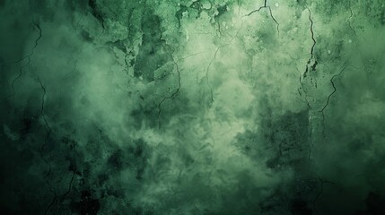 The photo shows a dark green background with a smoky texture.