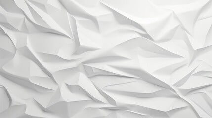 Fototapeta premium Wrinkled white fabric with soft folds.