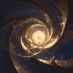 Spectacular Spiral of Light in the Universe