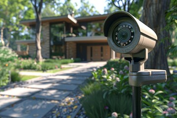 Corporate video communication and online marketing videos benefit from multi-motion surveillance in smart home systems via CCTV networks.