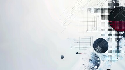 Obraz premium Modern Abstract background Geometric shape for business banner, formal backdrop, prestigious voucher, luxe invite, banner, ads, and presentation concept