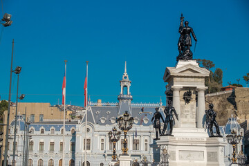 Valparaiso, Chile - near Santiago - Plaza Sotomayor