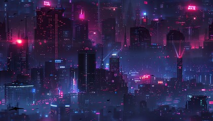 Embrace a birds-eye view of a futuristic cityscape bustling with advanced technologies Infuse horror thrills with menacing shadows looming over neon-lit skyscrapers Illuminate with