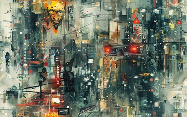 Imagine a world where intricate cybernetic enhancements merge seamlessly with gritty urban landscapes