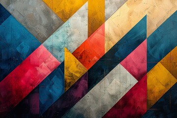 Immerse your project in the colorful retro vibes of this modern abstract geometric gradient banner background