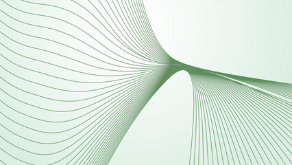 Green gradient with curve line background for backdrop or presentation