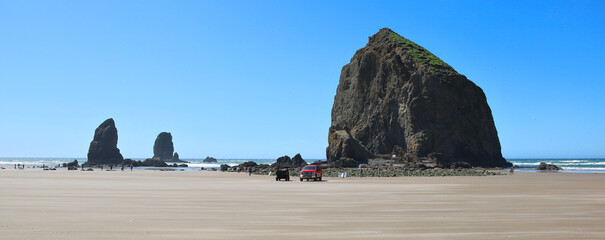 Along the Oregon Coast: Haystack Rock at Cannon Beach	