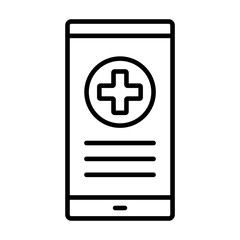 Obraz premium Medical App Icon