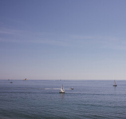 boats on the sea