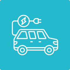 Electric Car Icon