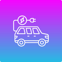 Electric Car Icon