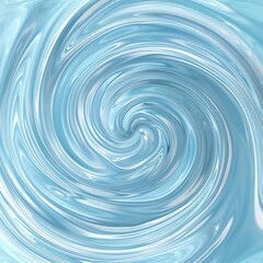 Pale blue swirling liquid with subtle patterns on a square background