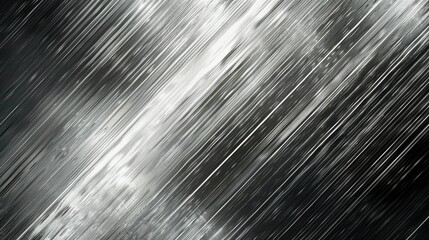 Abstract texture shines on silver stainless steel