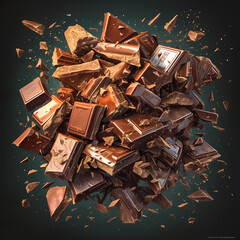 The Ultimate Chocolate Splatter Display - A Sensational Collection for Chocoholics