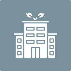 Fototapeta premium Green City Icon