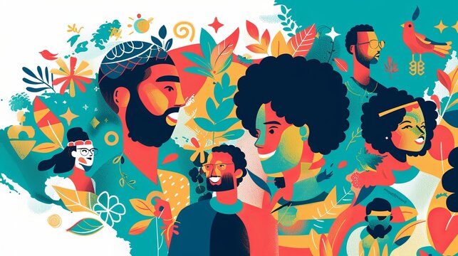 World Day for Cultural Diversity for Dialogue and Development. good for posters, illustrations and backgrounds