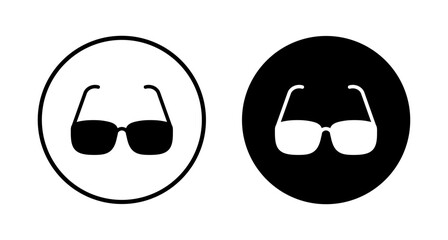 Glasses icon vector isolated on white background. Stylish Eyeglasses. Glasses vector. Optical concept
