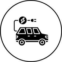 Electric Car Icon