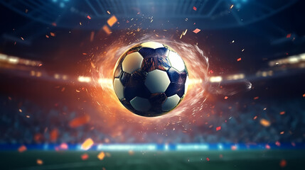 Naklejka premium Sport football illustration