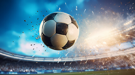 Fototapeta premium Sport football illustration