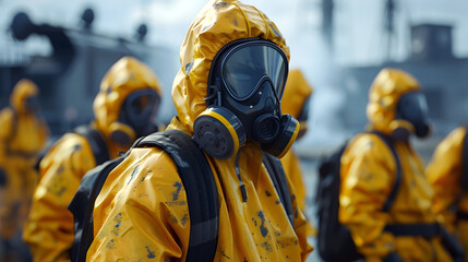 Protective Radiation Safety Suits and Decontamination Procedures for Hazardous Work Environments