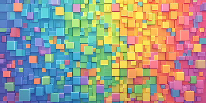 Background with colorful blocks for design, artwork, print and wallpaper. Abstract background.