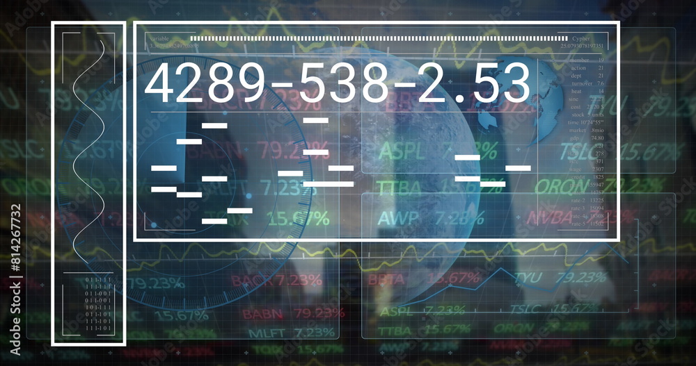 Poster image of screen with glitch gifts and chains interface with code and chains