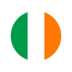 Round Ireland flag icon © ValGraphic