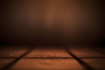 chocolate brown light blurred background. Generative AI 